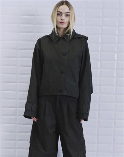 Whitblack - WBLAlaia Hooded Jacke - Dark Green